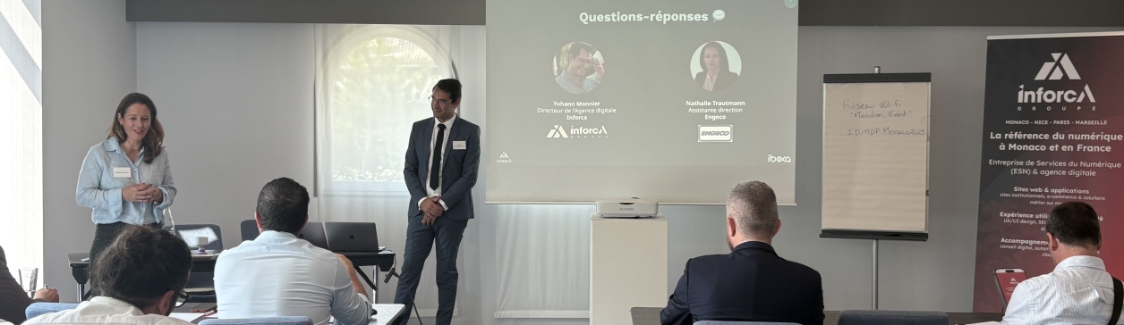 Nathalie Trautmann et Yohann matinale Inforca