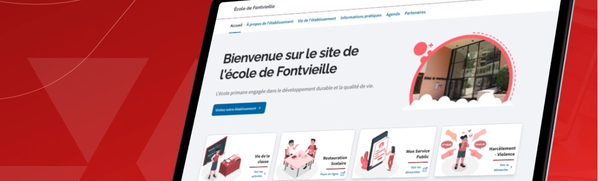 réalisation site école monaco