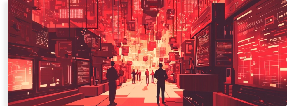 illustration de l'intelligence artificielle en ville