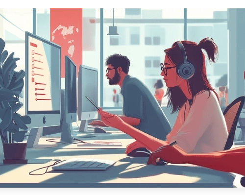 illustration cybersécurité entreprise